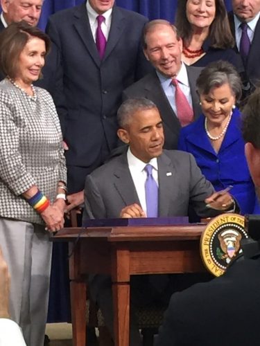 President Barack Obama signs the Frank R Lautenberg Chemical Safety for the 21st Century Act & Trevor's Law